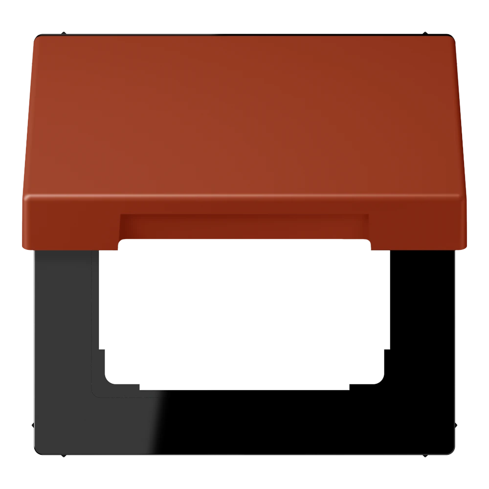 Klapdeksel (met terugstelveer), l'ocre rouge (32110)