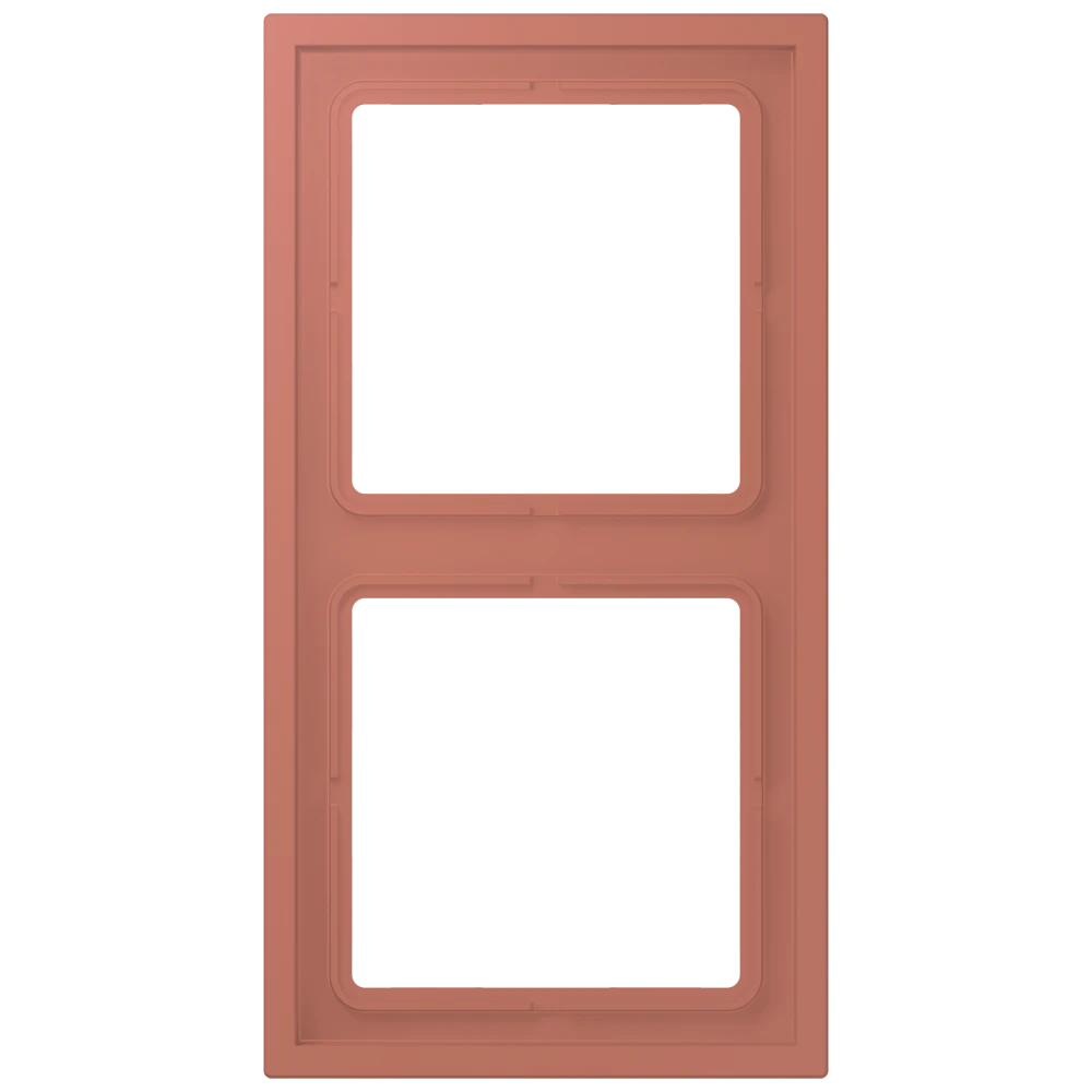 Frame 2-gang, terre sienne brique (32121)