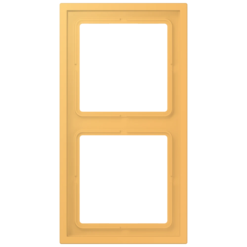 Frame 2-gang, ocre jaune clair (4320L)
