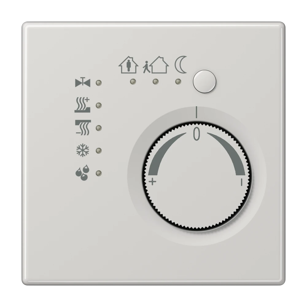 KNX kamerthermostaat, lichtgrijs