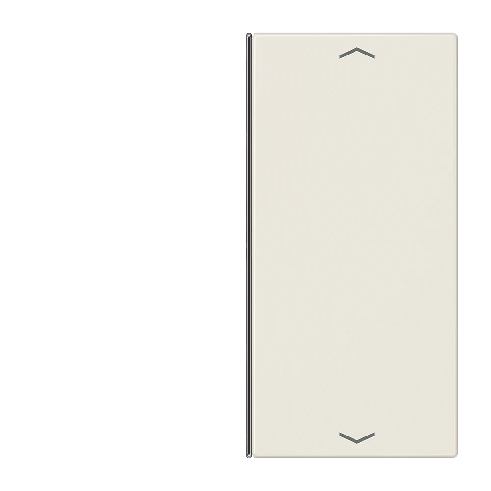 Cover 2-gang, F40, ivory