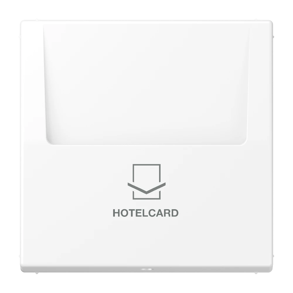 Key card holder, matt snow white