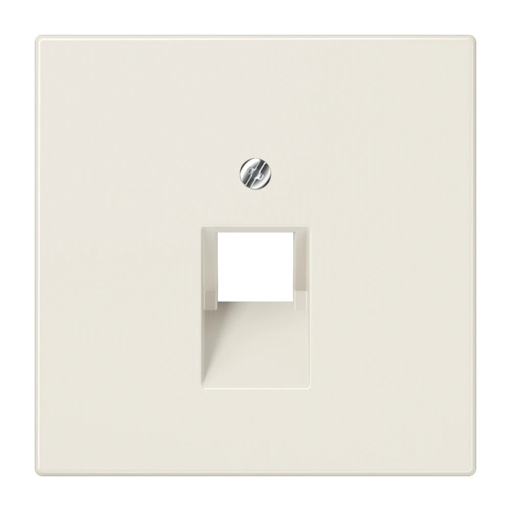 Centre plate for IAE/UAE sockets, 1 x 8-pole, ivory