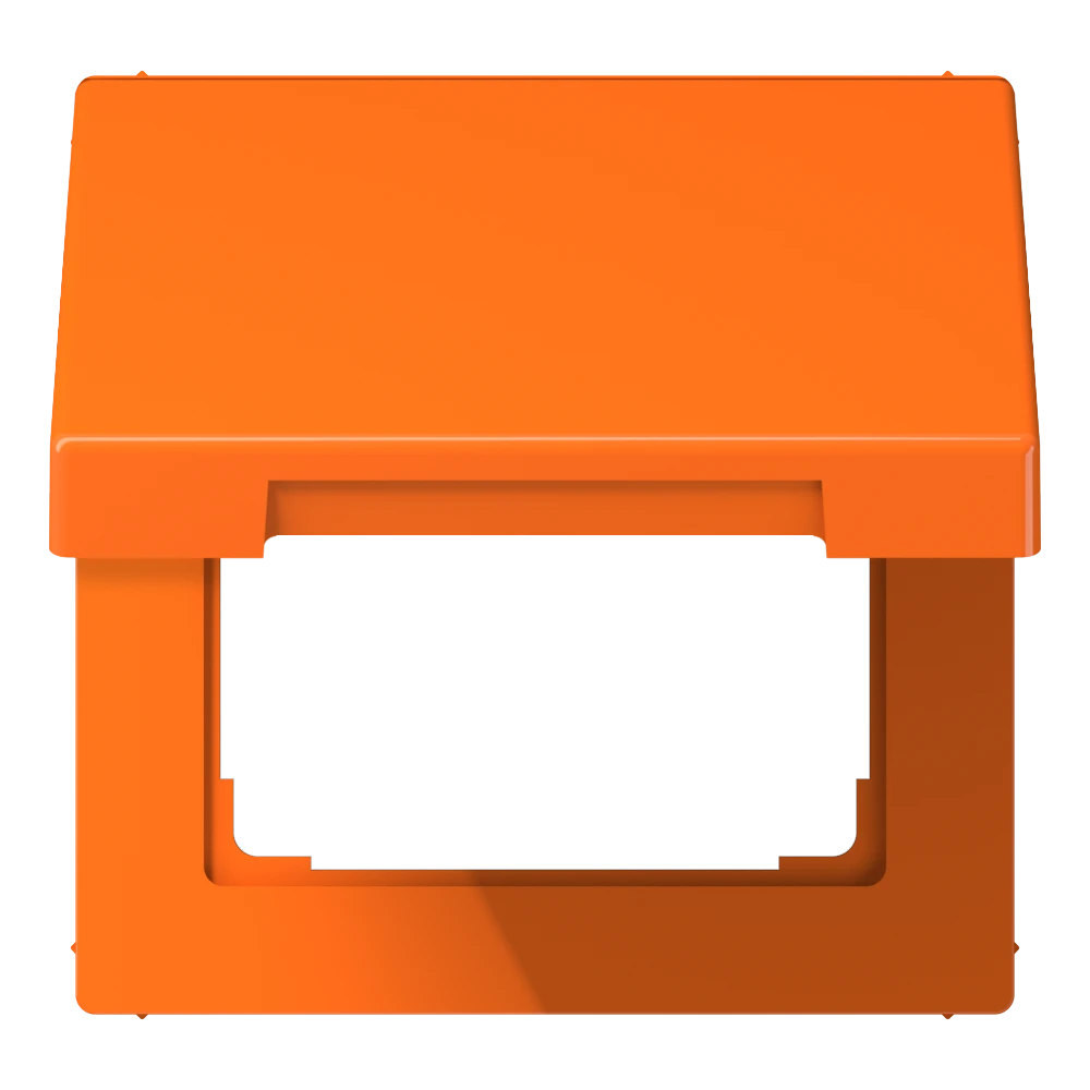 Klapdeksel (met terugstelveer), oranje