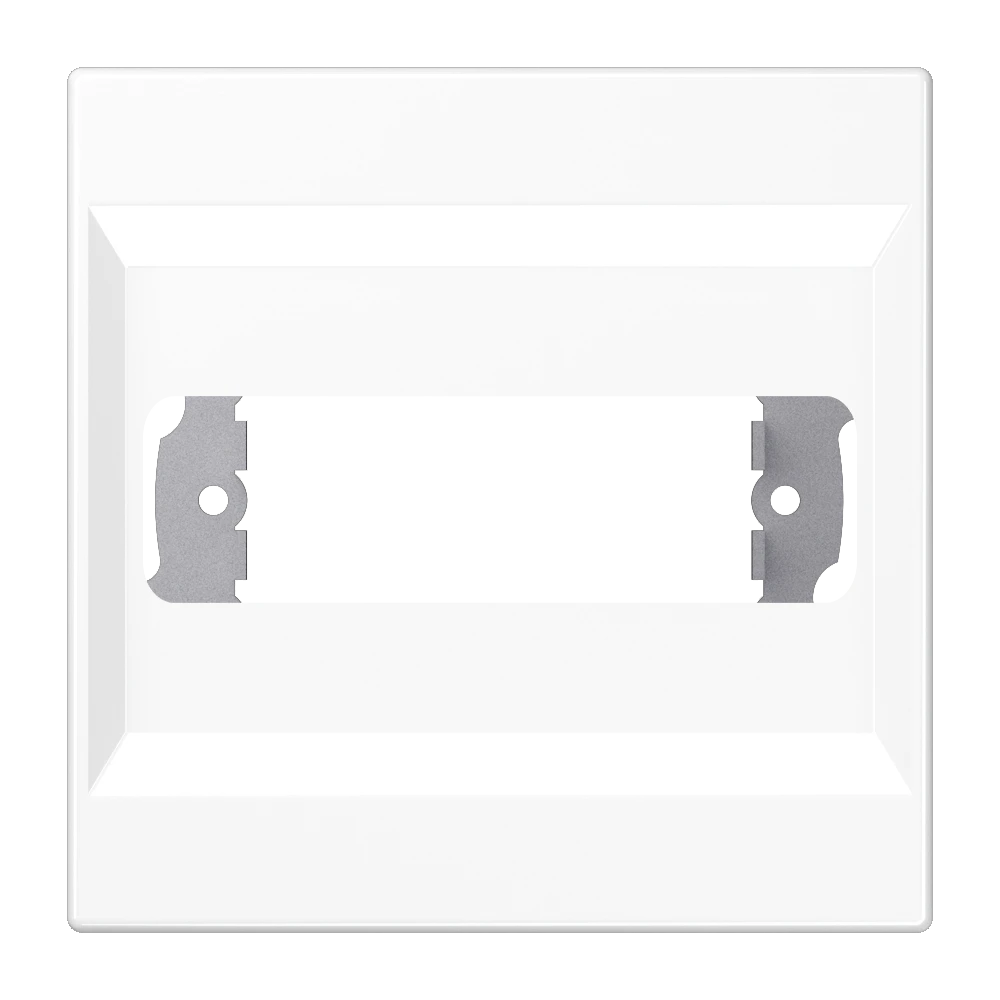 Afdekking, voor 1 D-subminatuur connector, alpine wit