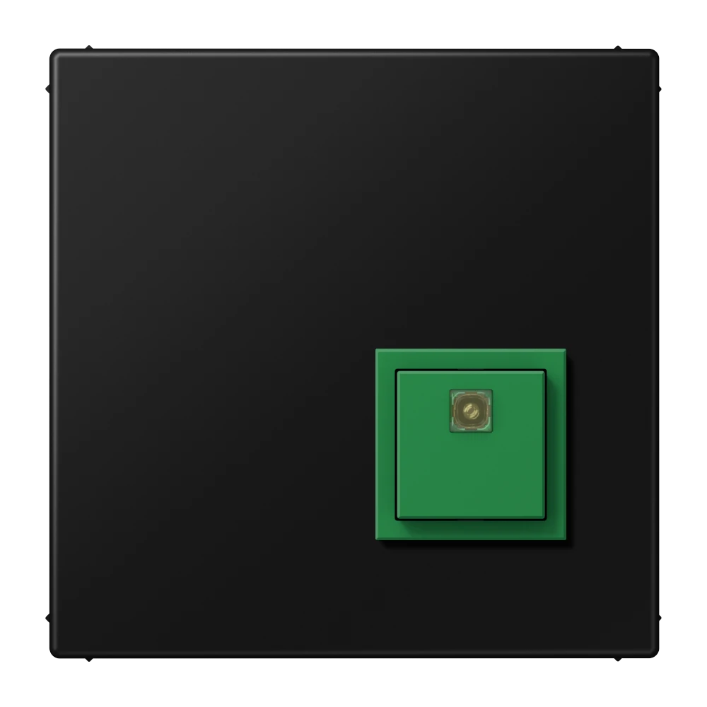 Botão de desligar, preto mate