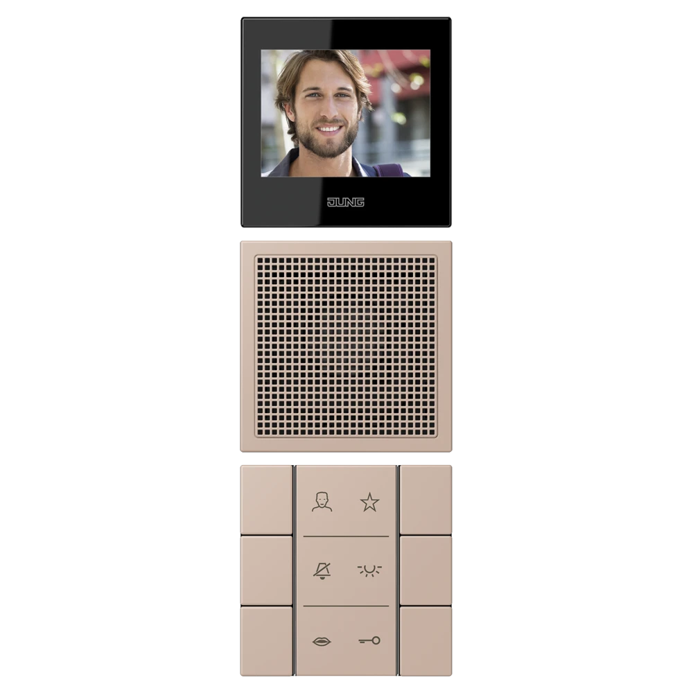 Video indoor station 2.7’’, ombre brûlée claire (32131)