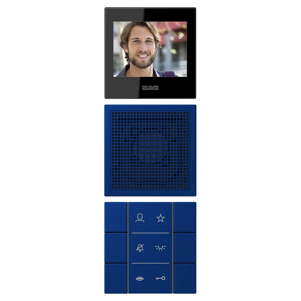 Video indoor station 2.7’’, bleu outremer foncé (4320T)