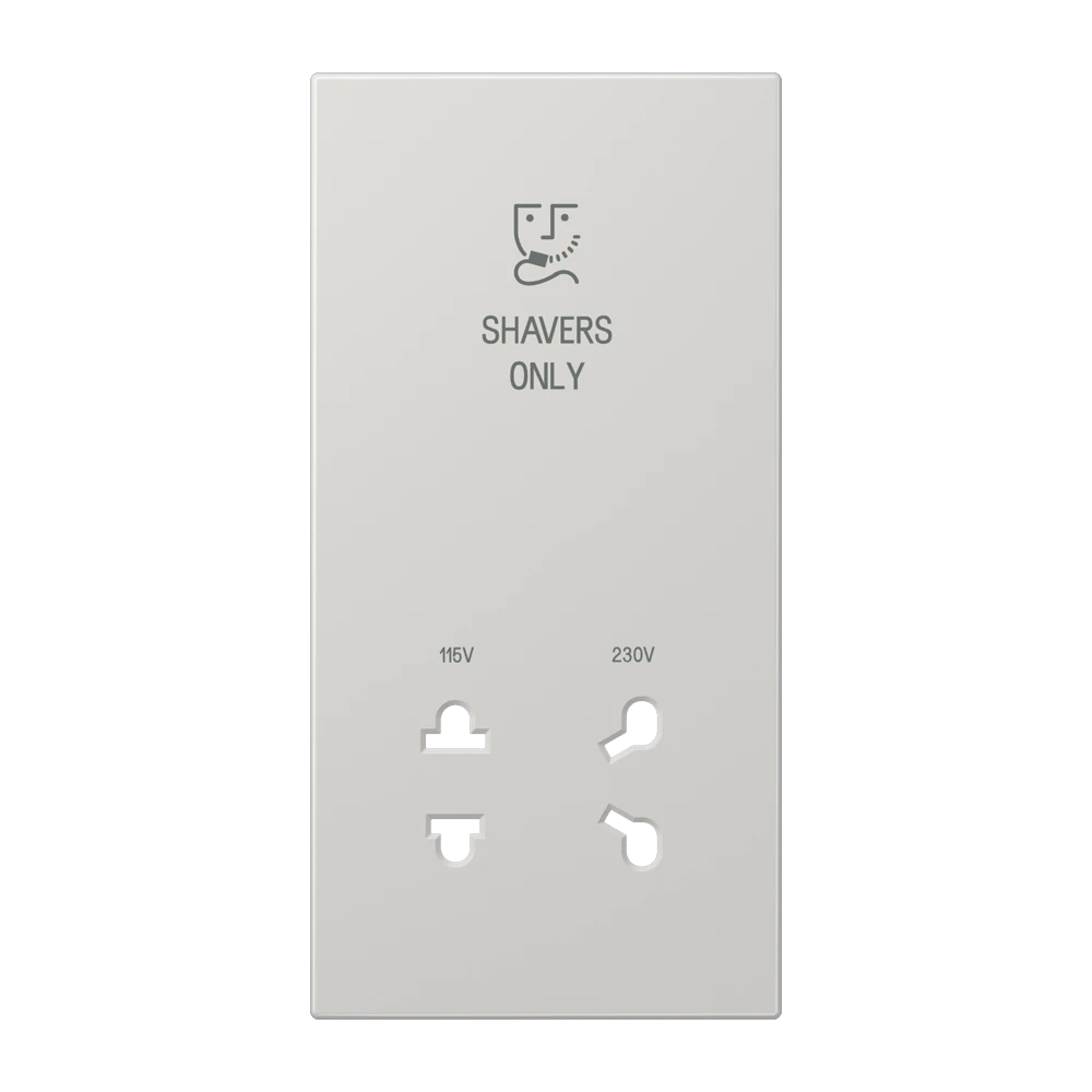 Centre plate, Shavers only, light grey