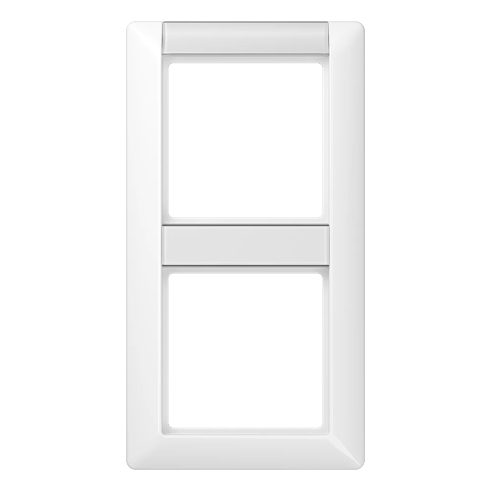 Marco doble, blanco alpino