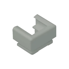 Cable inlet, for cable duct 15 x 15 mm, stone grey