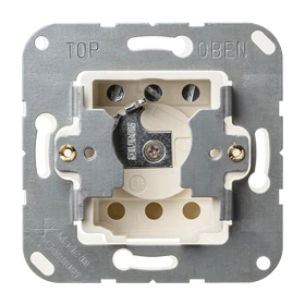 Jaloeziesleutelschakelaar (basiselement) met demontagebeveiliging, Draai-impulsgever, 1-polig, 10 A 250 V ~