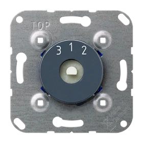 3-stappen-schakelaar, zonder OFF-stand, 1-polig, 10 AX 250 V ~, antraciet