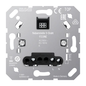 Mecanismo auxiliar a 3 fios, fonte de alimentação