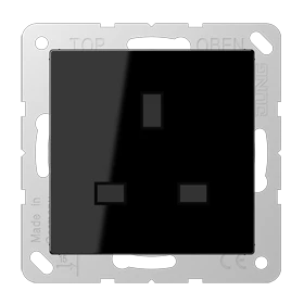 Enchufe, British Standard, negro