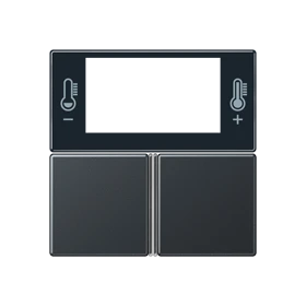 Tasterset 3-voudig, F40 Ruimtecontroller, antraciet mat