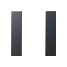 Cover kit 1-gang, F50, matt anthracite