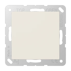 Blind-Abdeckung (gerastet), weiß (ivory)