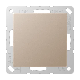 Blind-Abdeckung (gerastet), champagner