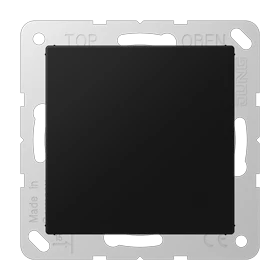 Blind-Abdeckung (gerastet), graphitschwarz matt