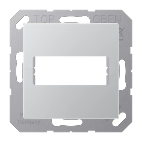 Afdekking, voor 1 D-subminiatuur connector, 9-/25-polig, aluminium