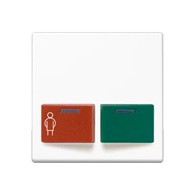 Centre plate for Ackermann, Typ 73642 B2, white