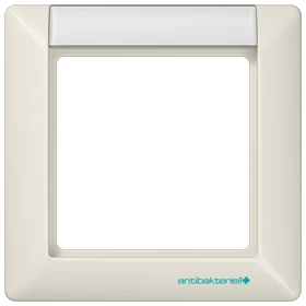 Rahmen 1fach, weiß (ivory)