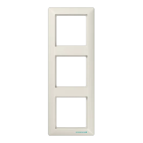 Rahmen 3fach, weiß (ivory)