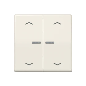 Enjoliveur double, F10, Ivoire