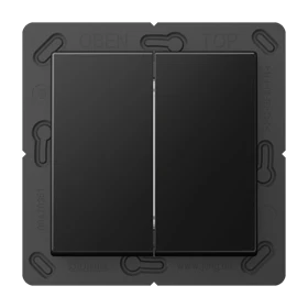Bluetooth® Low Energy Funk-Wandsender, 4-kanalig, graphitschwarz matt