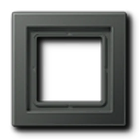 Frame 1-gang, suitable for British Standard installations (supporting frame 80 x 80), anthracite