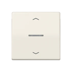 JUNG HOME Taster 1fach, mit Pfeilsymbolen, mit Lichtleiter, weiß (ivory)