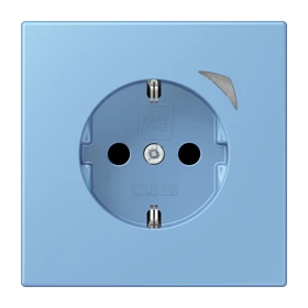 Prise JUNG HOME version SCHUKO® Energy, Safety Plus, bleu céruléen 59