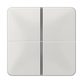 Cover kit 4-gang, F40, light grey