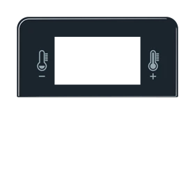 Cover, F40 Room controller, black