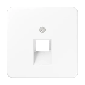 Centre plate for IAE/UAE sockets, 1 x 8-pole, white