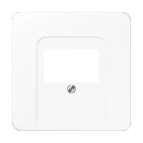 Abdeckung für TAE-Anschlussdosen, 1fach, alpinweiß