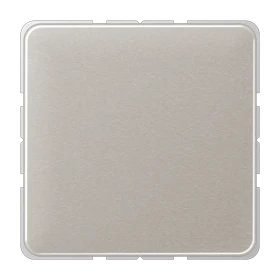 Blind-Abdeckung (gerastet), platin