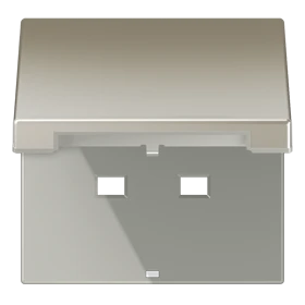 Hinged lid, for socket insert 521 G, stainless steel