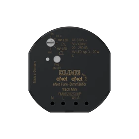 eNet radio dimming actuator 1-gang mini