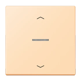 Enjoliveur touche 1 voie, F10, ocre (32060)