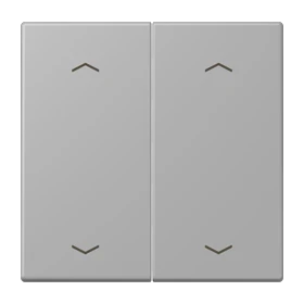 Wippe 2fach, F10, gris moyen (32012)