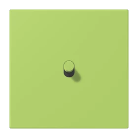 Centre plate with toggle lever "cylinder", 1 toggle lever, vert clair (32052)