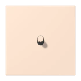 Centre plate with toggle lever "cylinder", 1 toggle lever, orange pâle (32082)