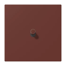 Centre plate with toggle lever "cylinder", 1 toggle lever, terre sienne brûlée 31 (32120)