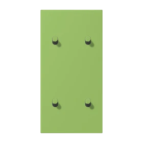 Centre plate with toggle lever "cylinder", 2 x 2 toggle levers, vert 31 (32051)