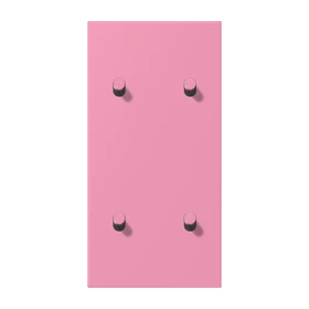 Centre plate with toggle lever "cylinder", 2 x 2 toggle levers, rose vif (4320C)