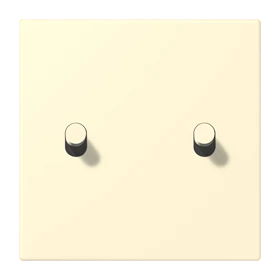 Abdeckung mit Kipphebel "Zylinder", 2 Kipphebel, blanc (32001)