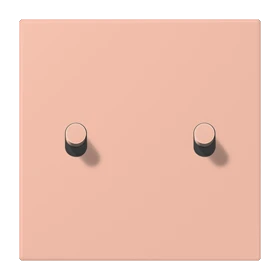 Abdeckung mit Kipphebel "Zylinder", 2 Kipphebel, rose clair (32102)