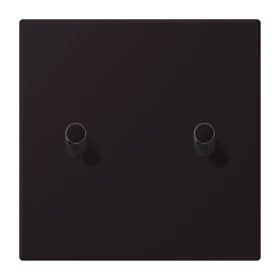 Abdeckung mit Kipphebel "Zylinder", 2 Kipphebel, noir d'ivoire (4320E)